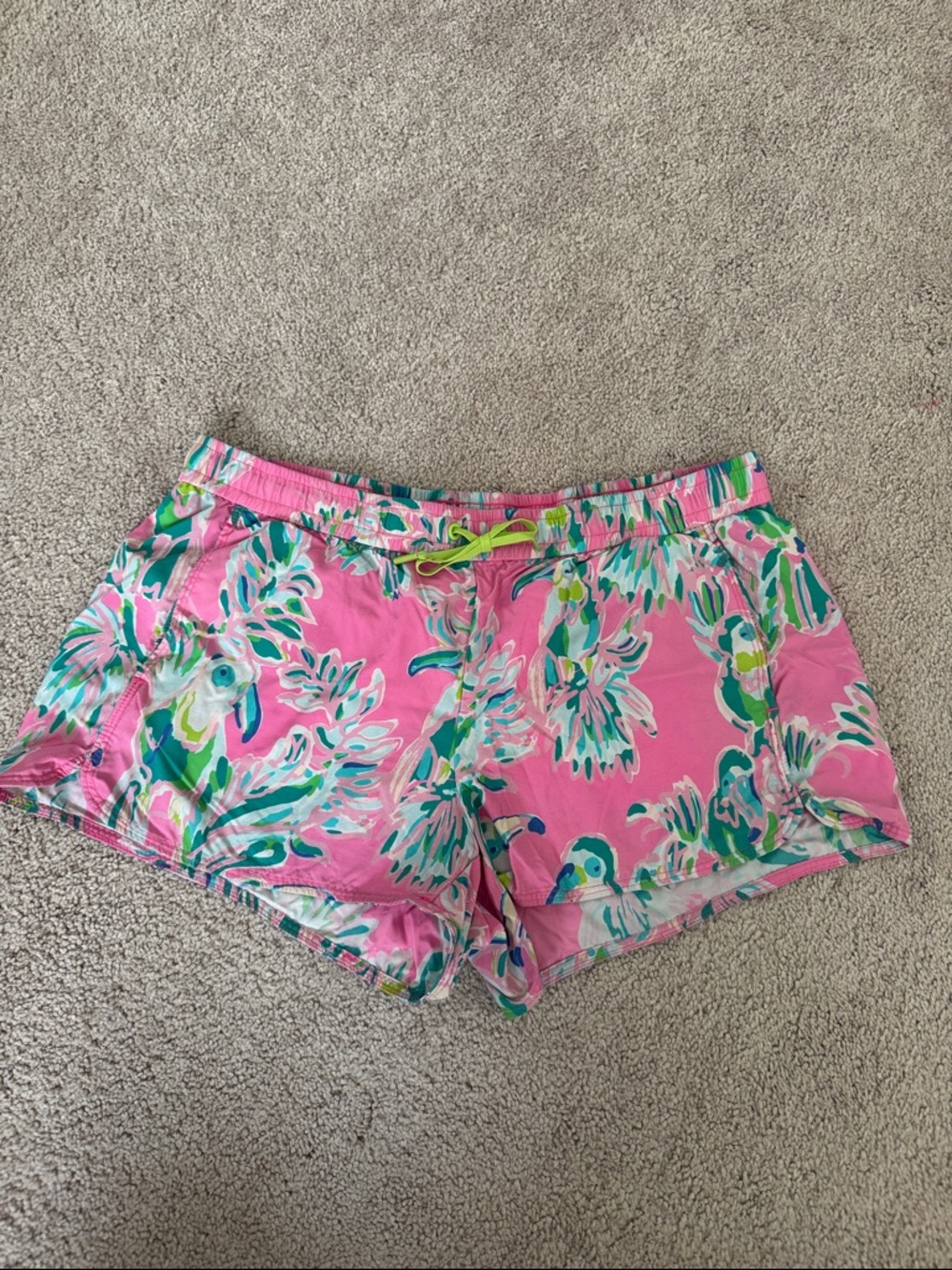 Lilly Pulitzer Pink Workout Shorts